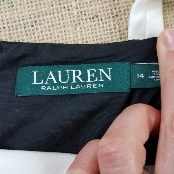 Lauren Ralph Lauren Black Strappy Suiting Dress - Picture 7 of 7